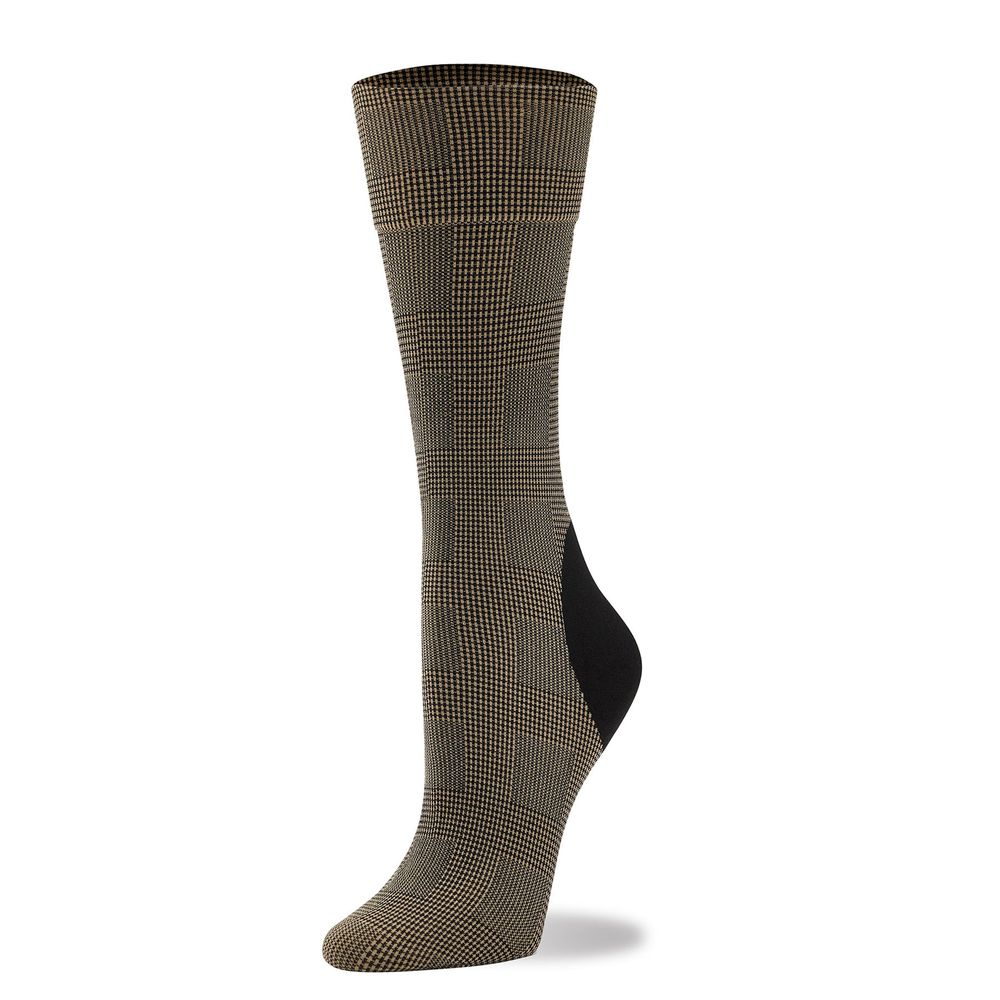HUE X Nicole Benefield The Glen Plaid Midi Sock